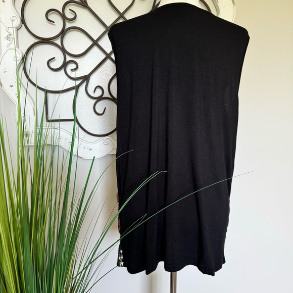 CJ BANKS 16W 18W Tall Sequin Tank Top - Picture 4 of 6